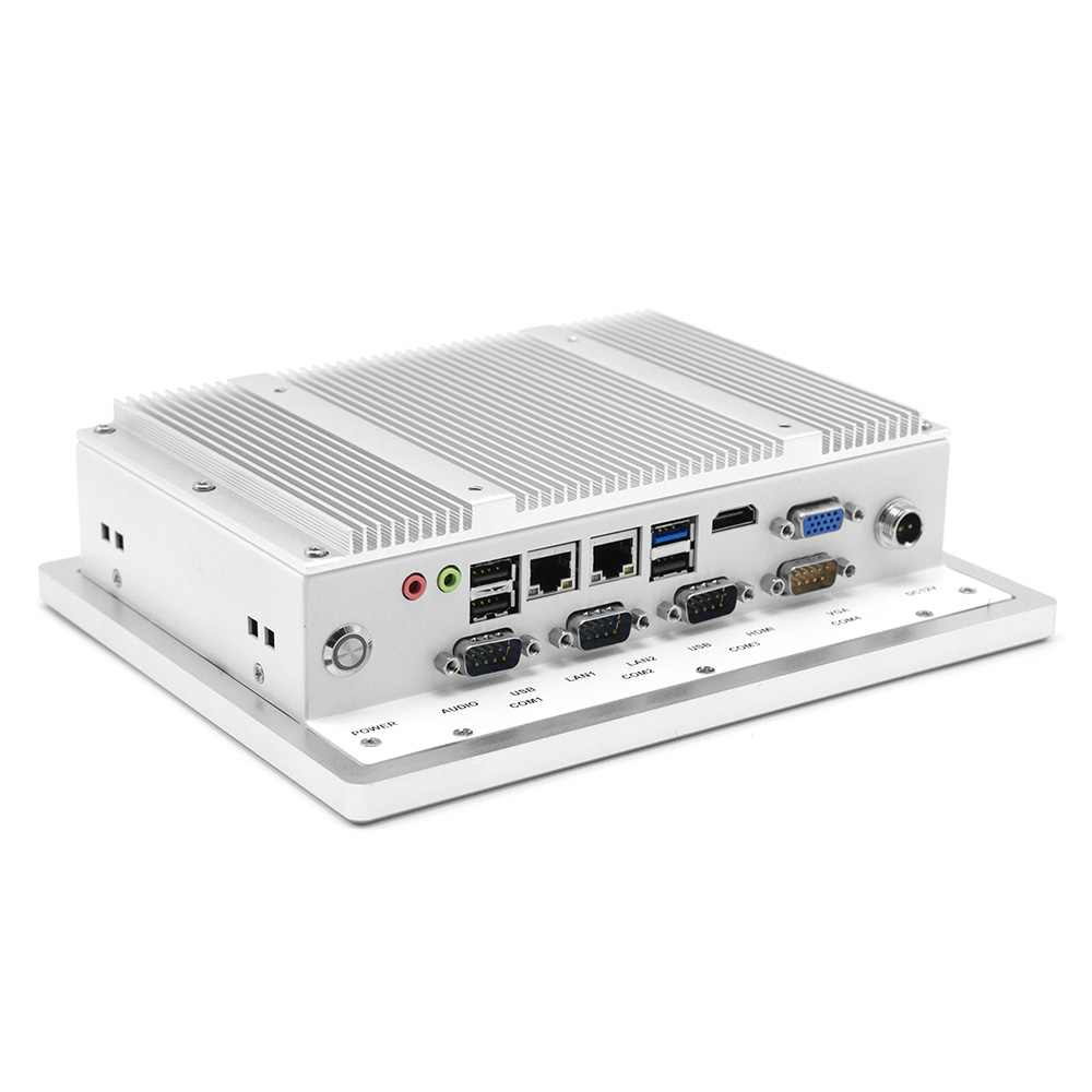 white touch panel pc