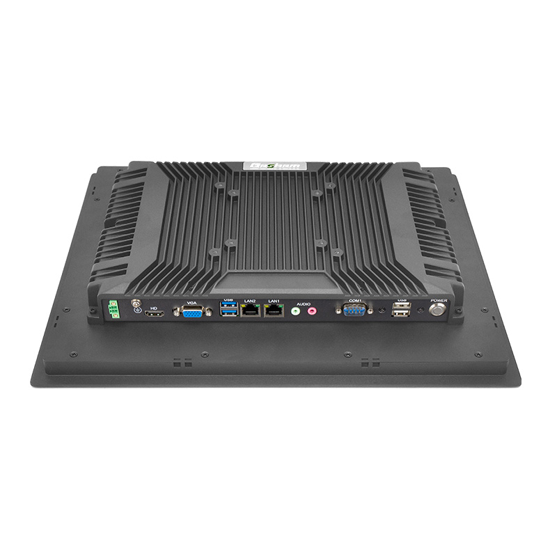 Fanless industrial panel PC with Intel 12th Gen processor and IP65 front panel