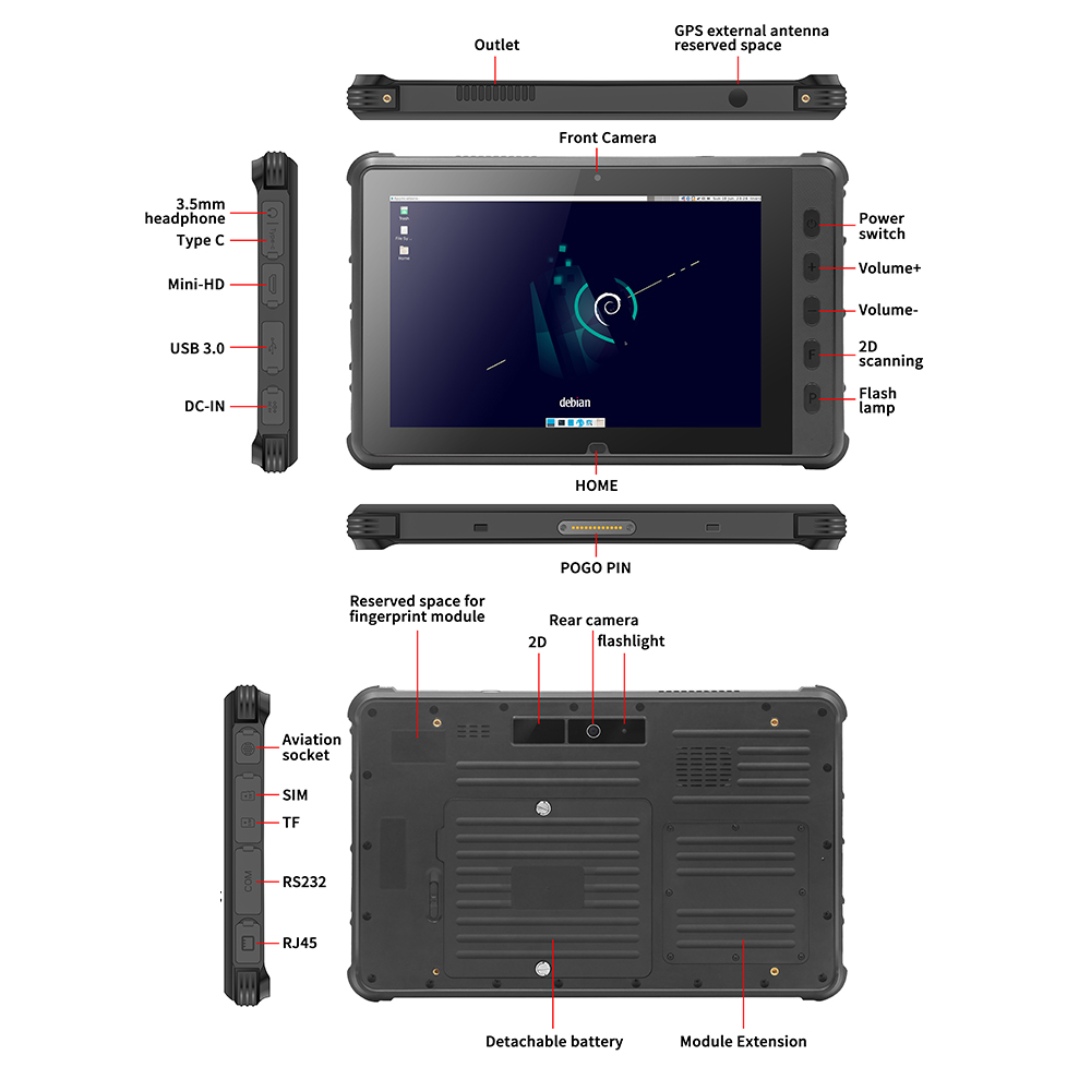 industrial rugged tablet